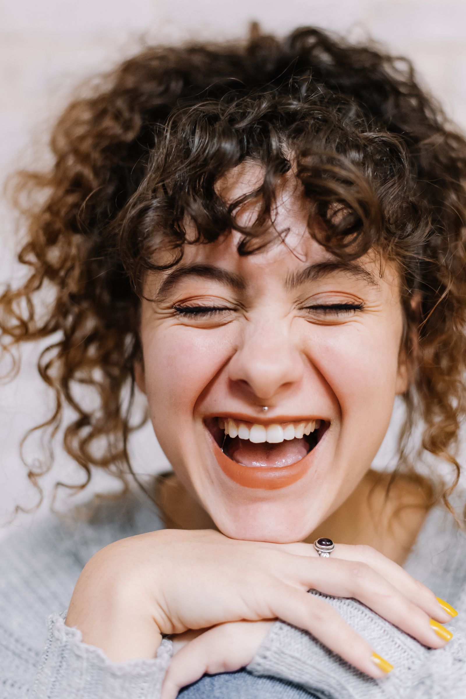 After: Six upper veneers